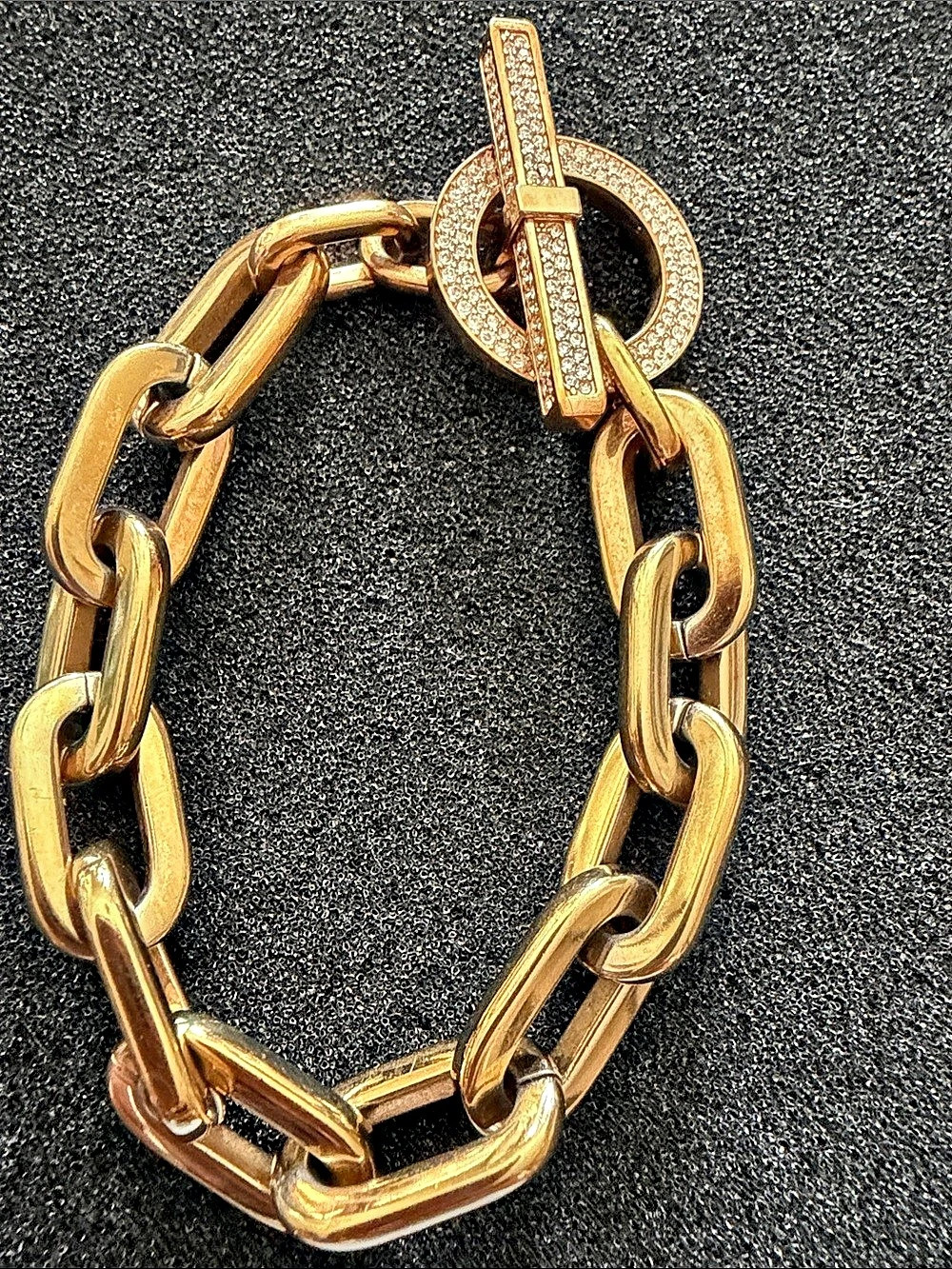 Michael Kors Gold-Tone Chain Bracelet